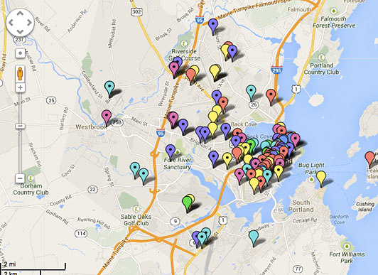Community Asset Map - Portland, Maine